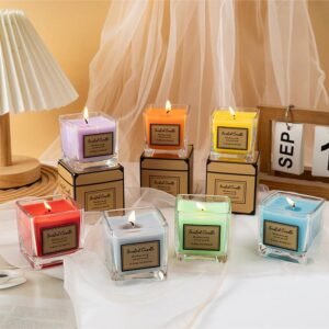 Square Scented Candle Cup